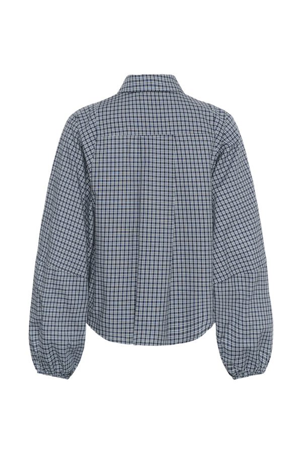 Blouse Ilse | Blauw - Groen