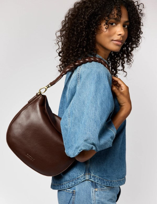 Lana Crossbody | Donkerbruin