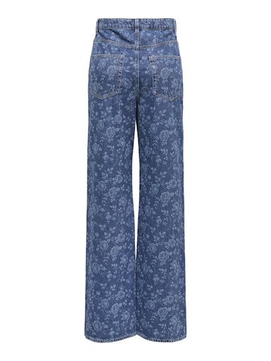 Jeans Hope | Blauwe bloemen