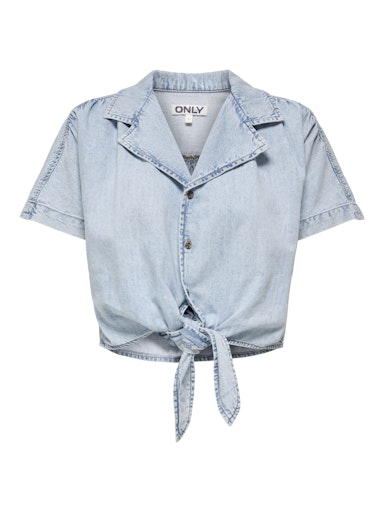 Jeansblouse Paula | Lichtblauw