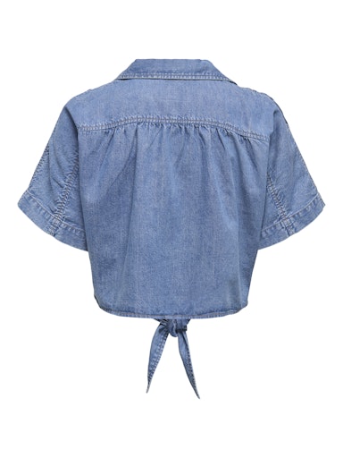 Jeansblouse Paula | Blauw