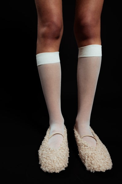 Ballerina Lana | Beige teddy