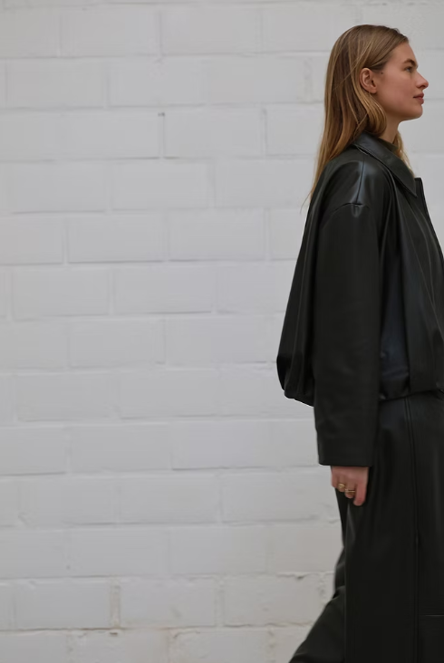 Bomber Vika | Vegan Leather Green