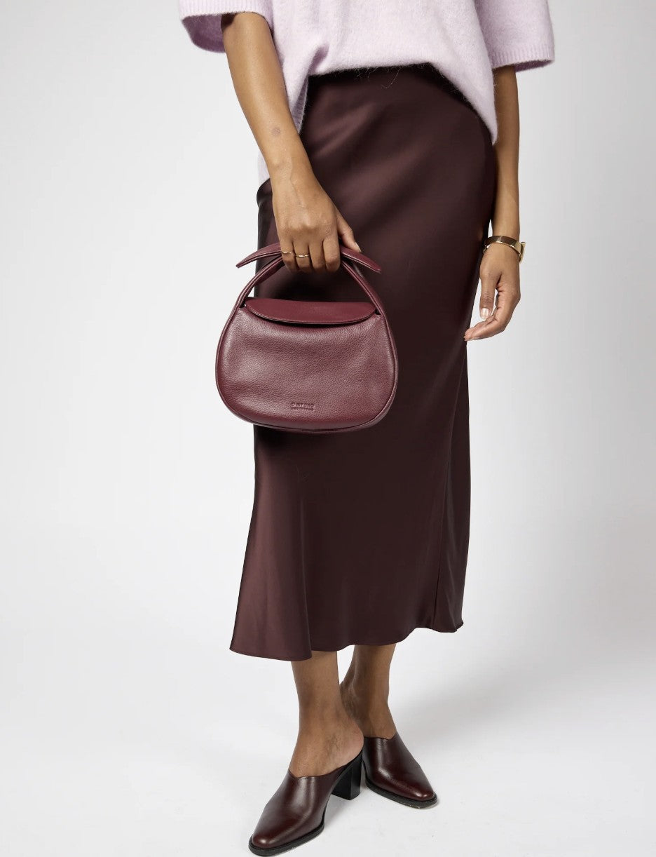 Coco Croissant bag | Bordeaux