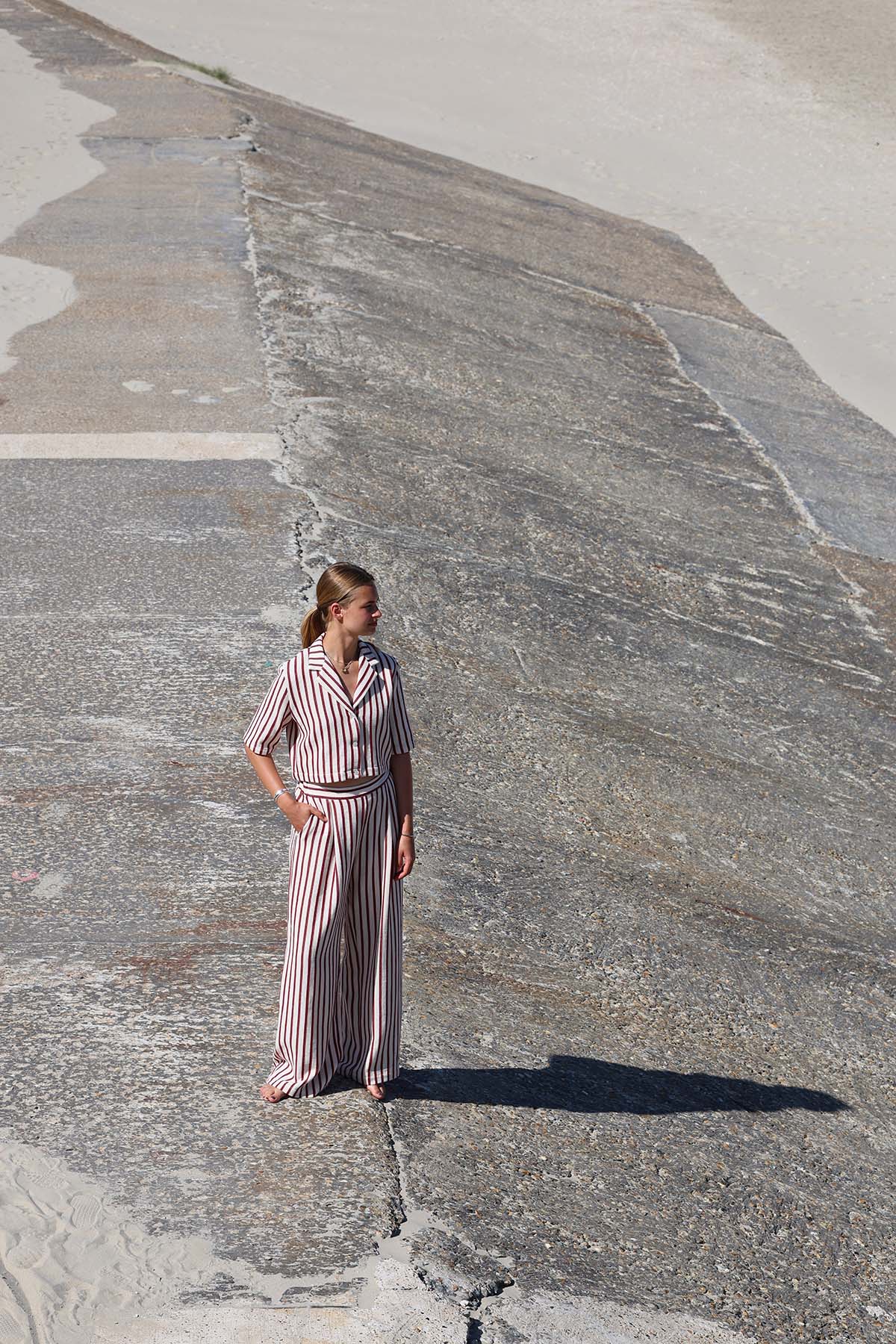 Broek Petal | Gestreept