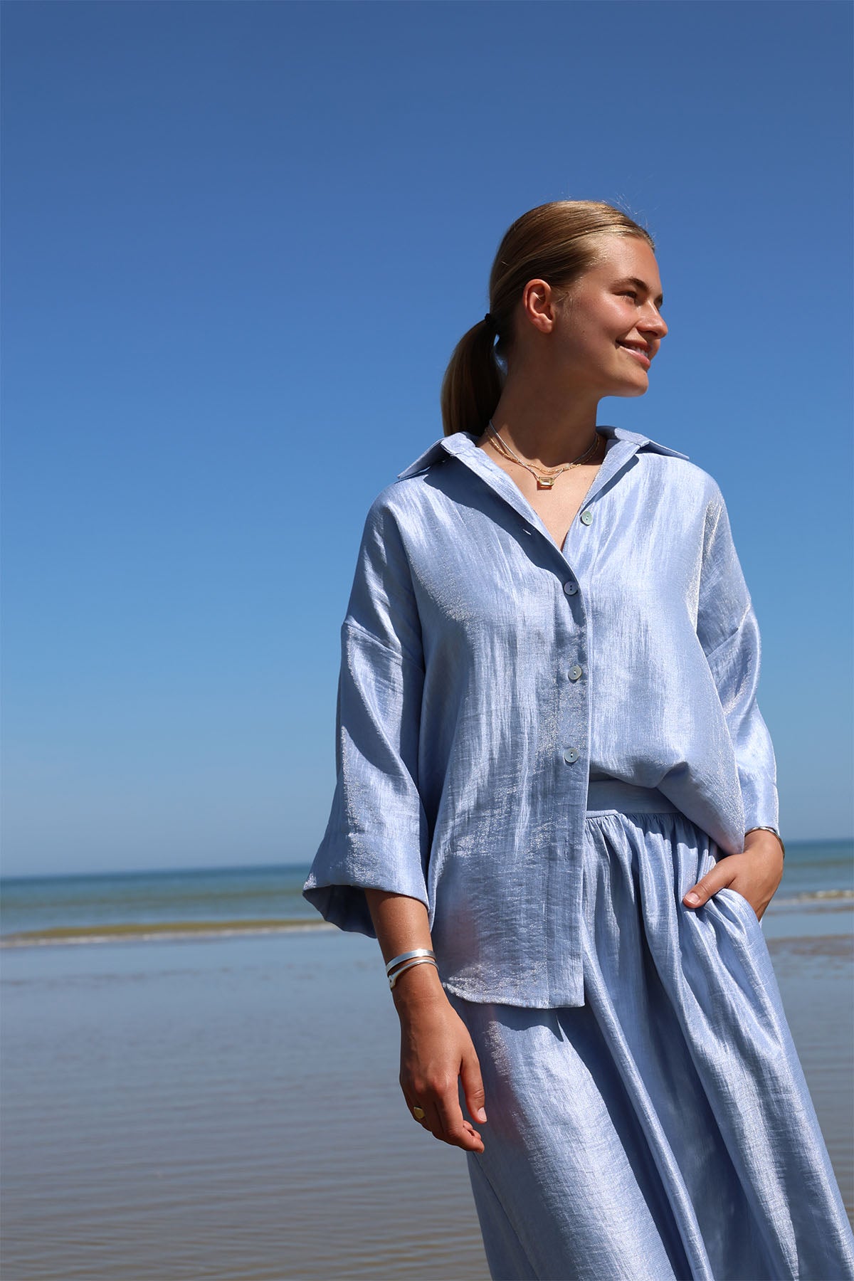 Bloes Bianca | Lichtblauw