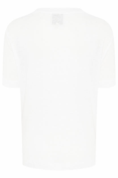 T-shirt Lisa | Wit
