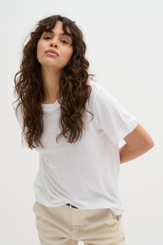 T-shirt Lisa | Wit