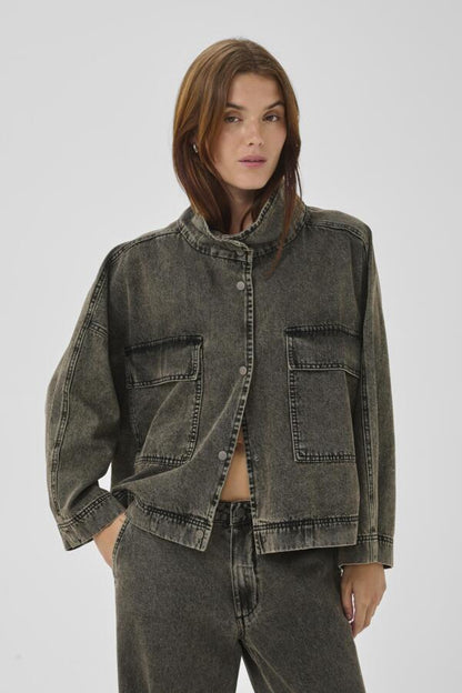 Jeansjas Tessa | Grijs