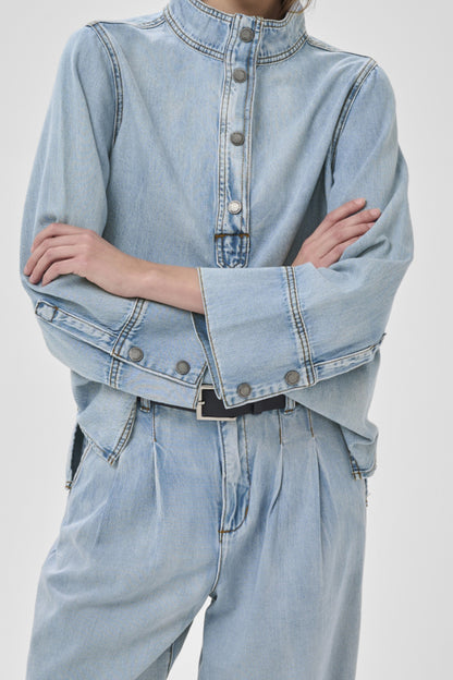 Jeanshemd Hilma | Lichtblauw