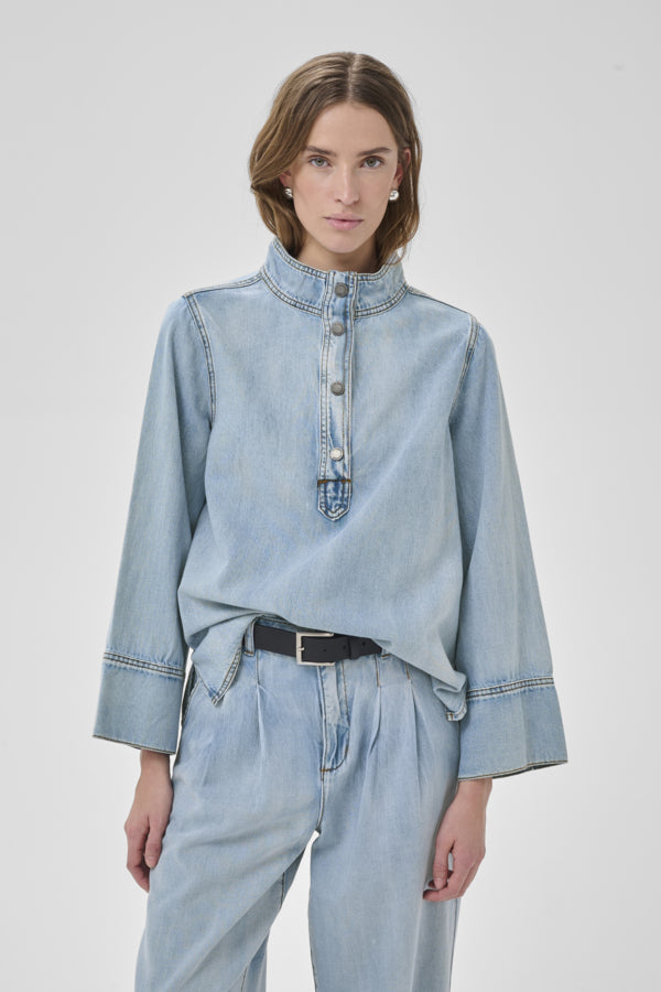 Jeanshemd Hilma | Lichtblauw
