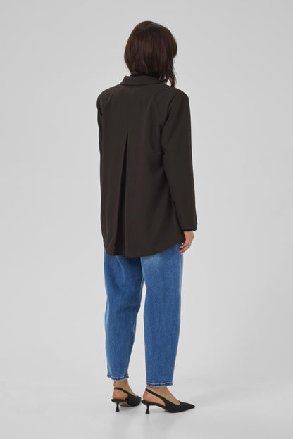 Blazer Disa | Donkerbruin