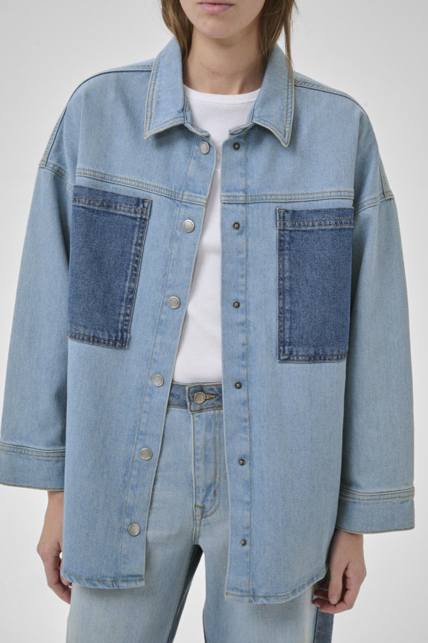 Jeanshemd Mazie | Bicolor