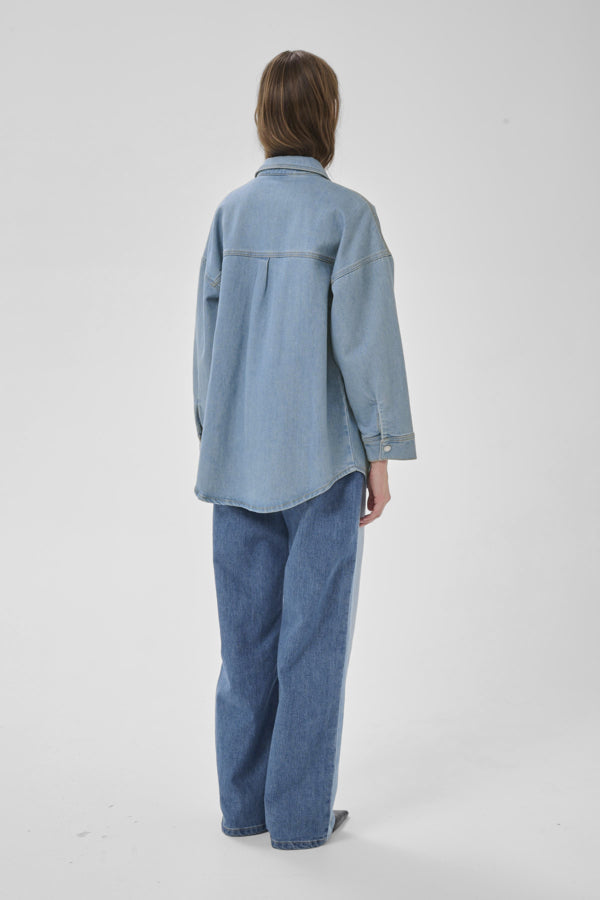 Jeanshemd Mazie | Bicolor