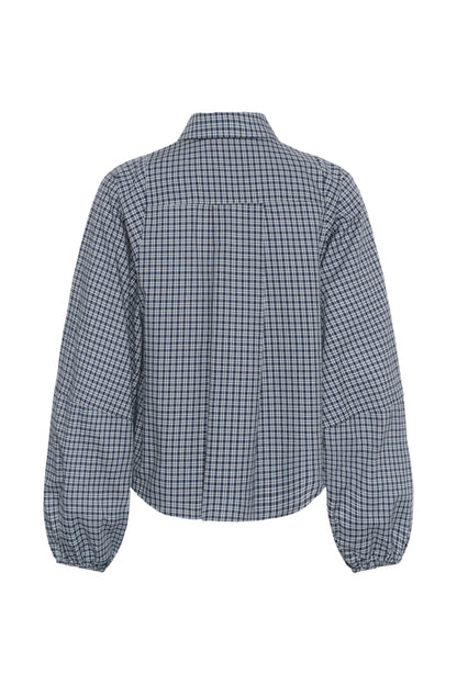 Blouse Ilse | Blauw - Groen