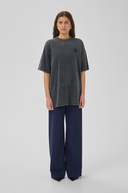 T-shirt Esra | Donkergrijs