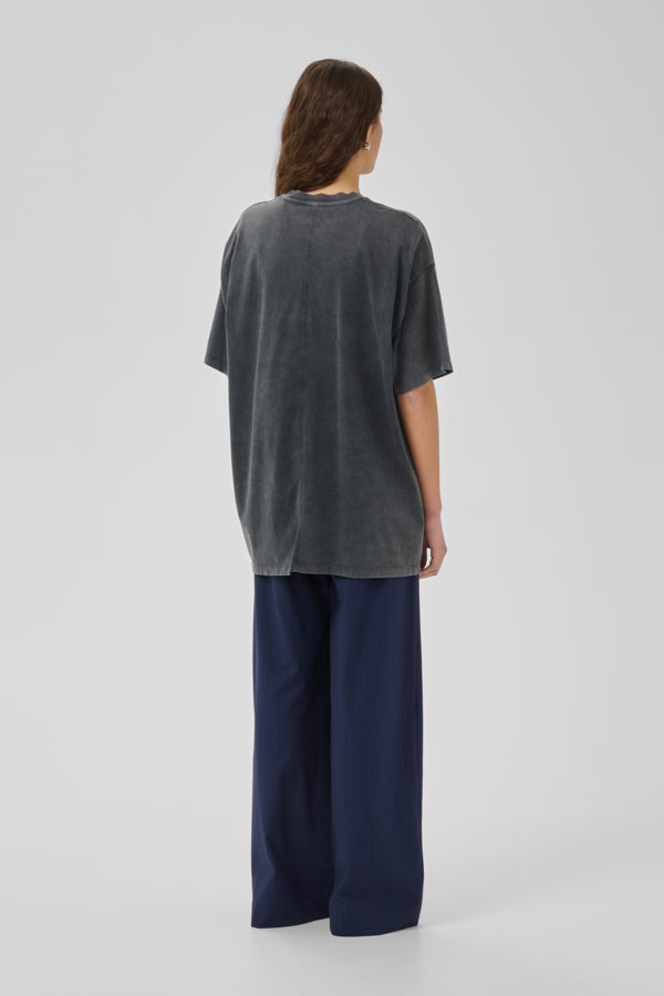 T-shirt Esra | Donkergrijs