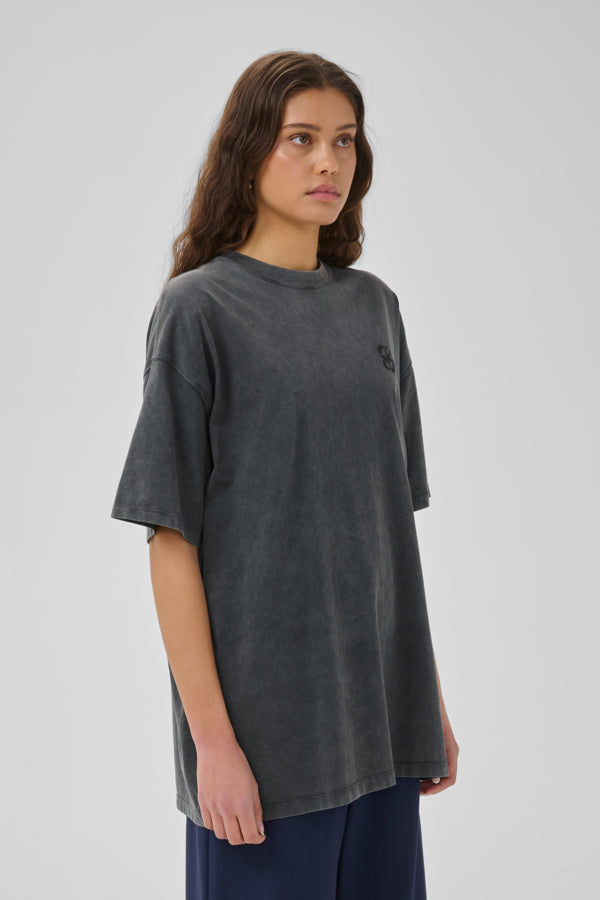 T-shirt Esra | Donkergrijs