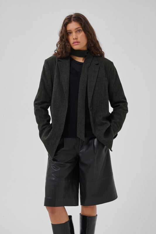 Blazer Layla | Donkergrijs