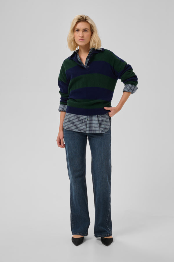Polo Jola | Blauw - Groen