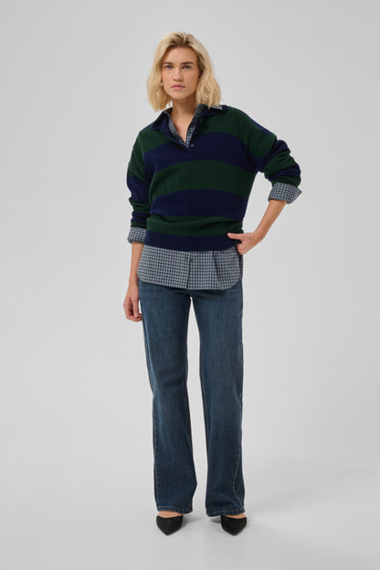 Polo Jola | Blauw - Groen