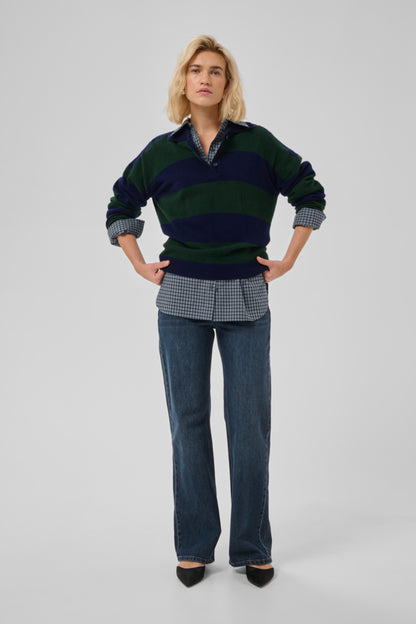 Polo Jola | Blauw - Groen