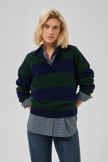 Polo Jola | Blauw - Groen