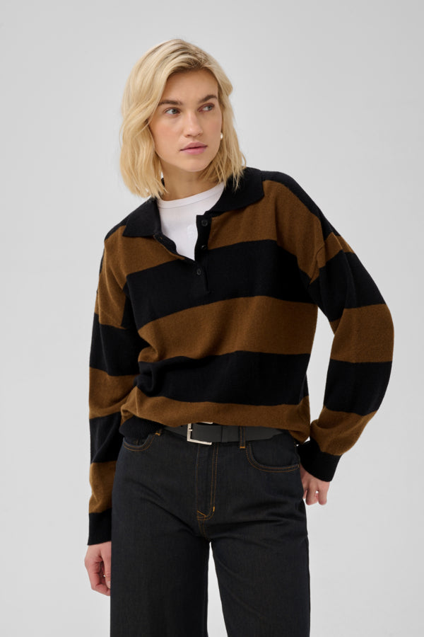 Polo Jola | Bruin - Zwart