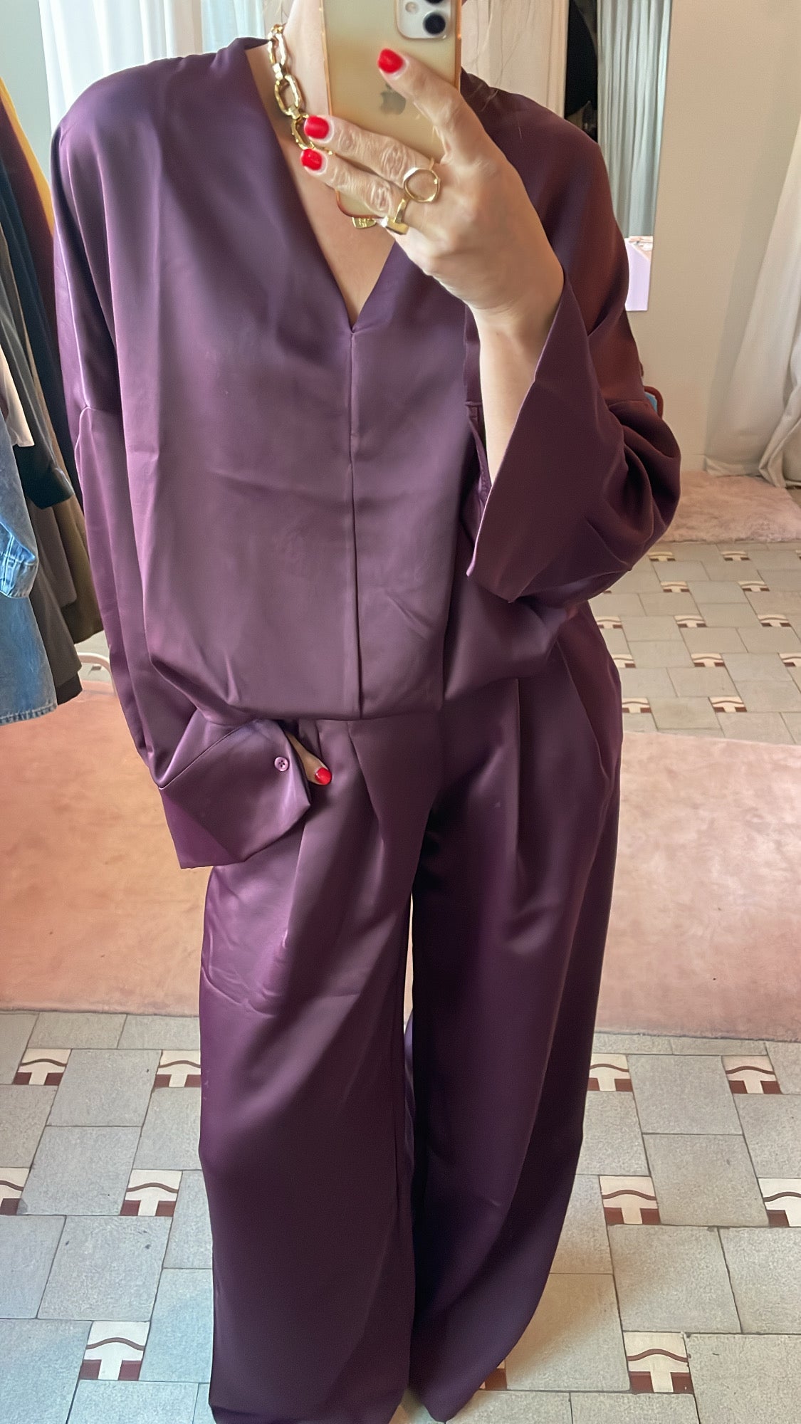 Blouse Latin | Bordeaux