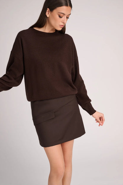 Pull Agata | Donkerbruin