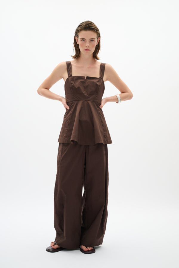 Broek Reese | Donkerbruin