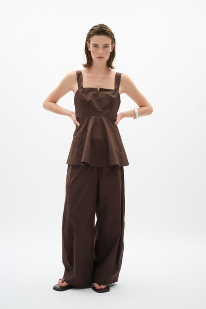 Broek Reese | Donkerbruin