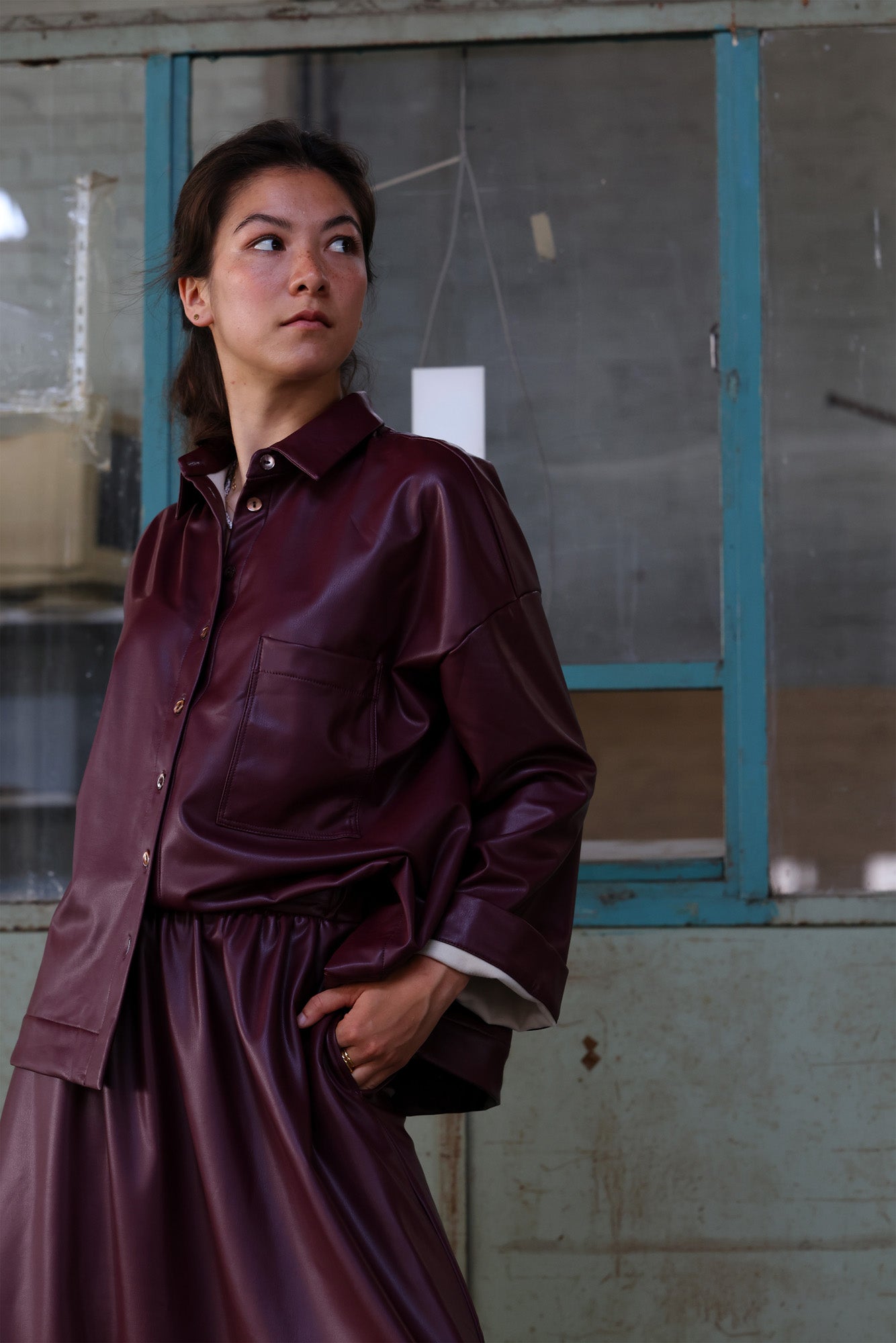 Bloes Bowie | Bordeaux vegan leather