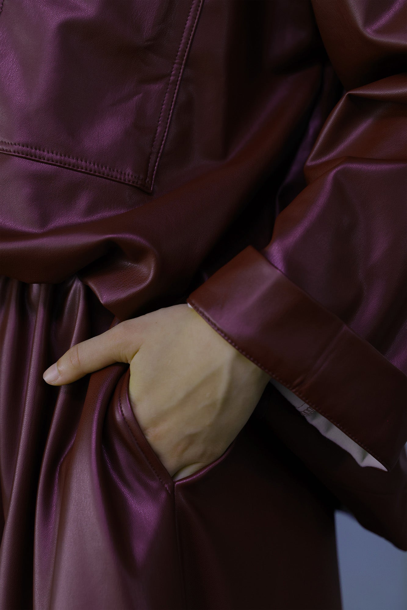 Bloes Bowie | Bordeaux vegan leather