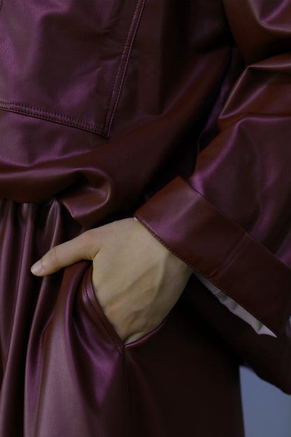 Bloes Bowie | Bordeaux vegan leather