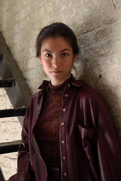 Bloes Bowie | Bordeaux vegan leather