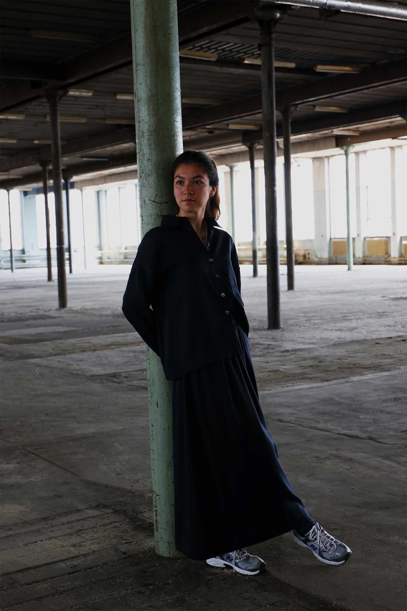 Rok Sari | Donkerblauw