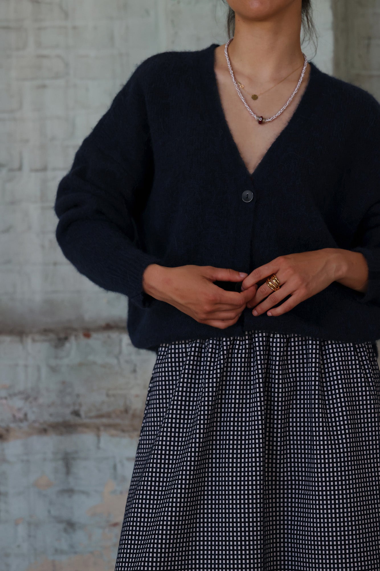 Cardigan Kai | Donkerblauw