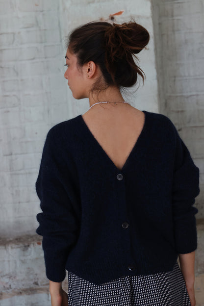 Cardigan Kai | Donkerblauw