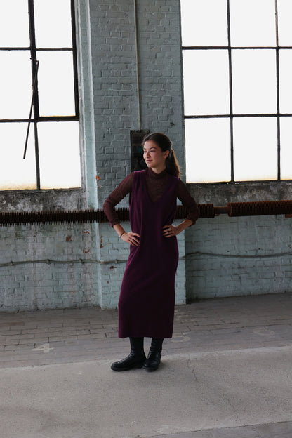 Kleed Khloé | Grape