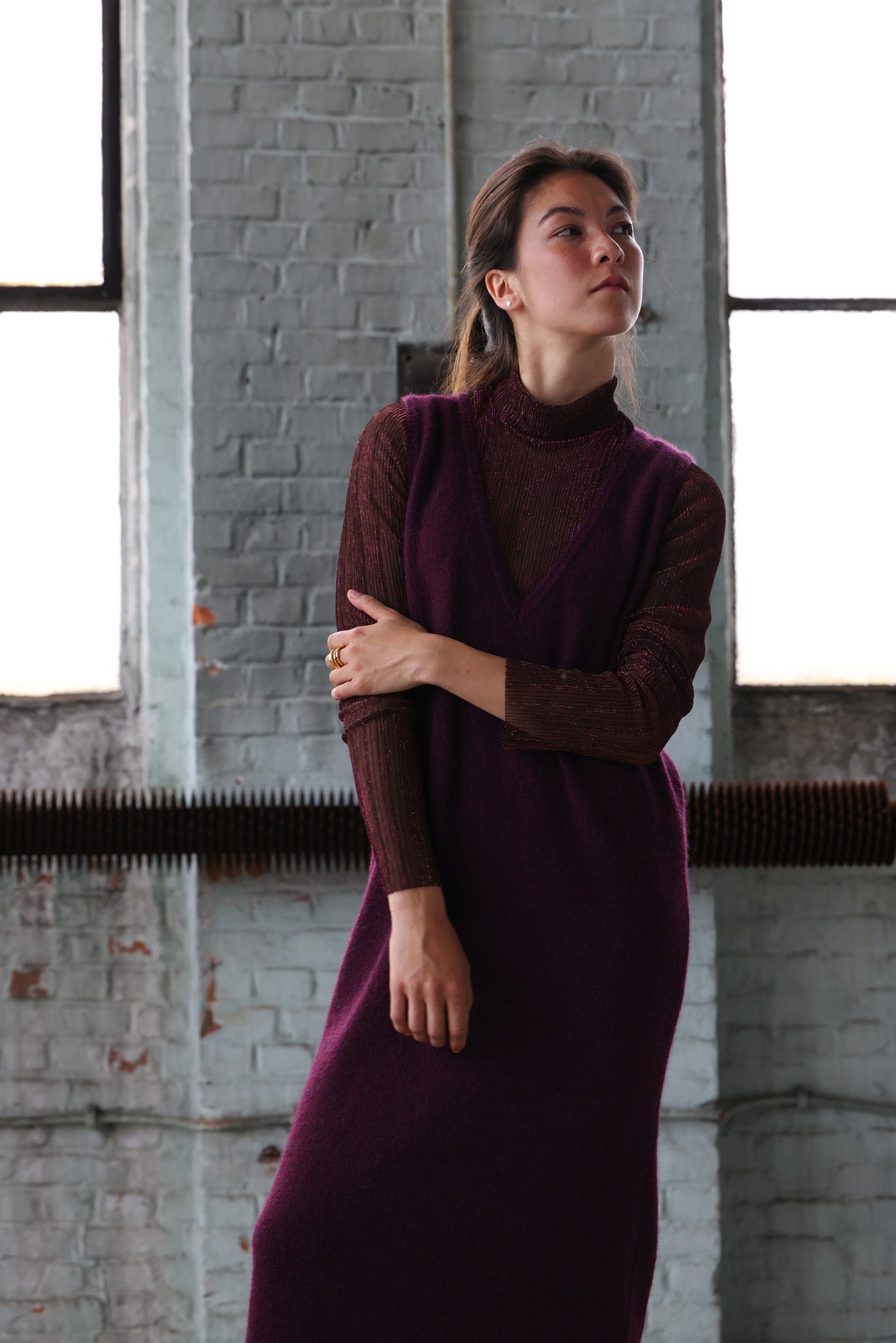 Kleed Khloé | Grape