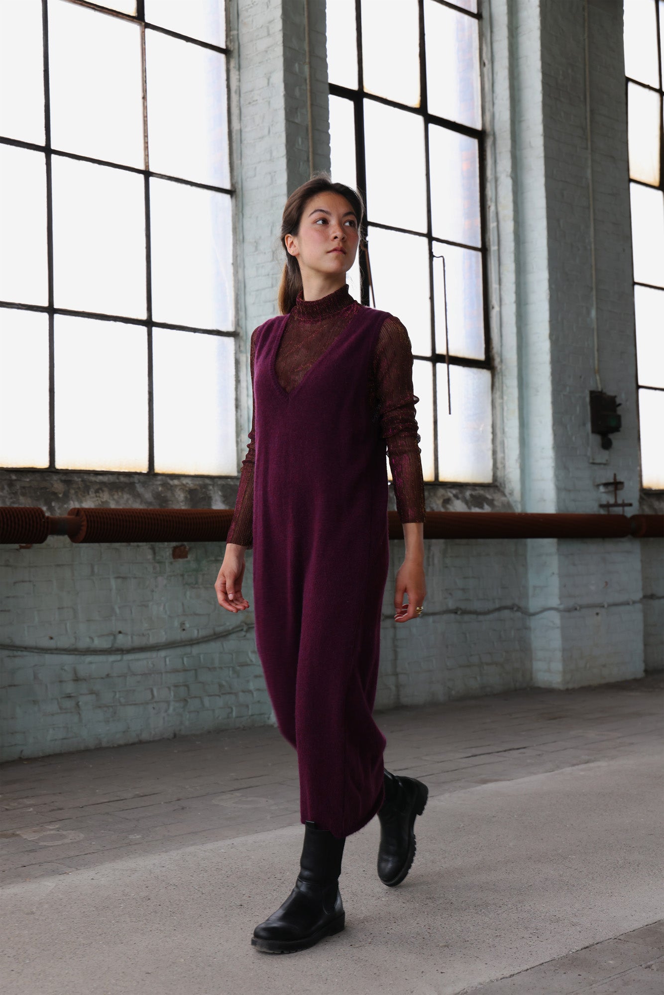 Kleed Khloé | Grape