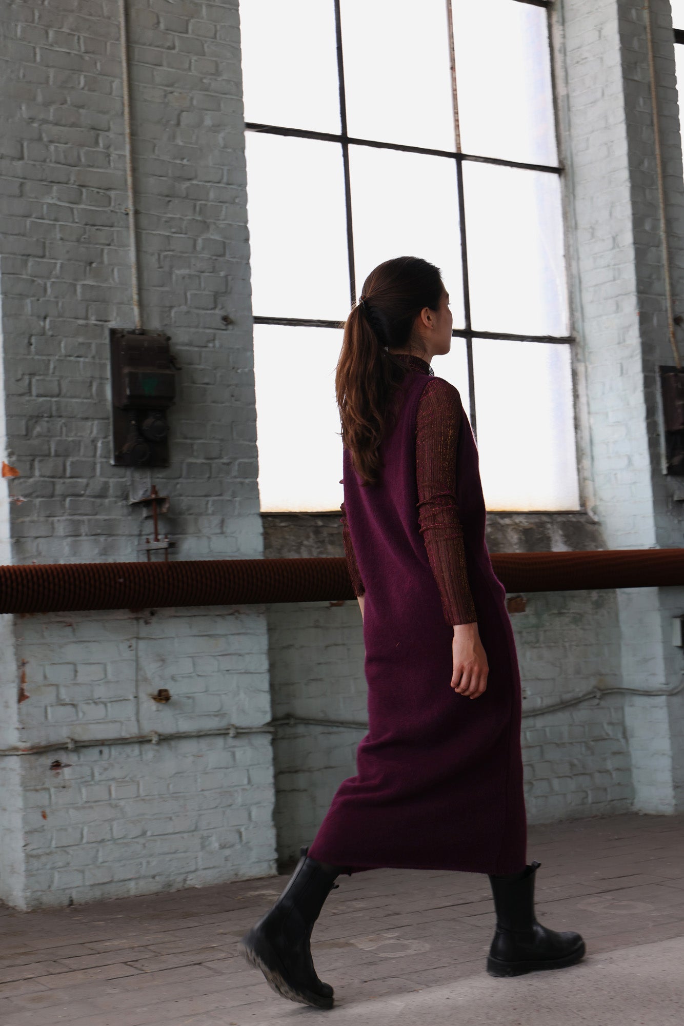 Kleed Khloé | Grape