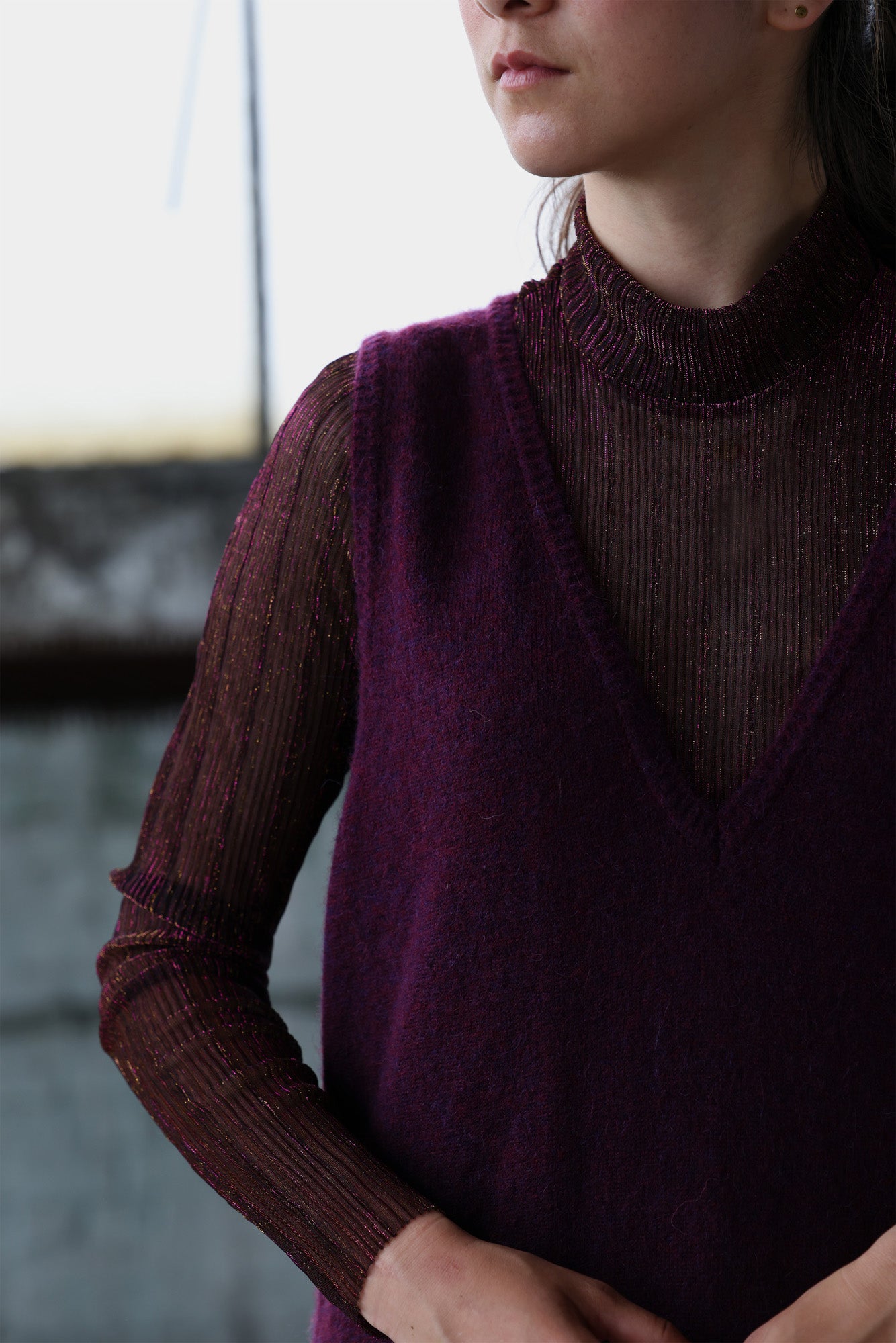 Kleed Khloé | Grape