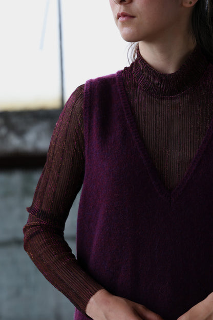 Kleed Khloé | Grape