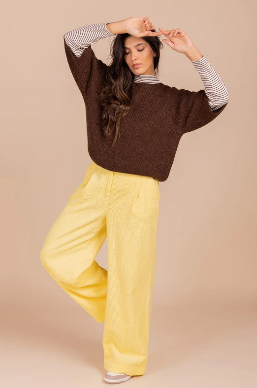 Broek We | Lichtgeel