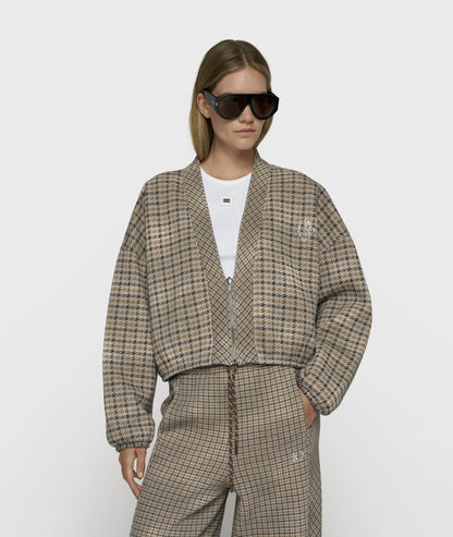 Cardigan 854 | Ruitjes