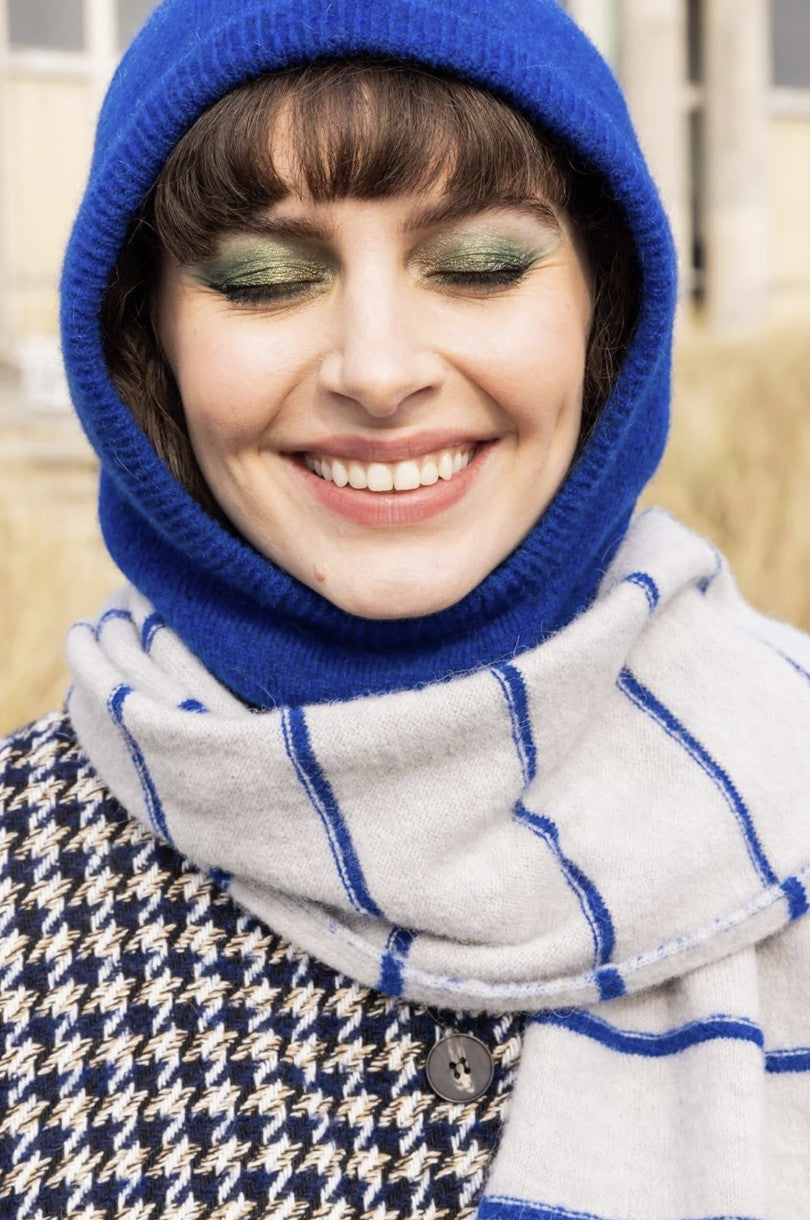 Sjaal BS | Grijs - Blauw