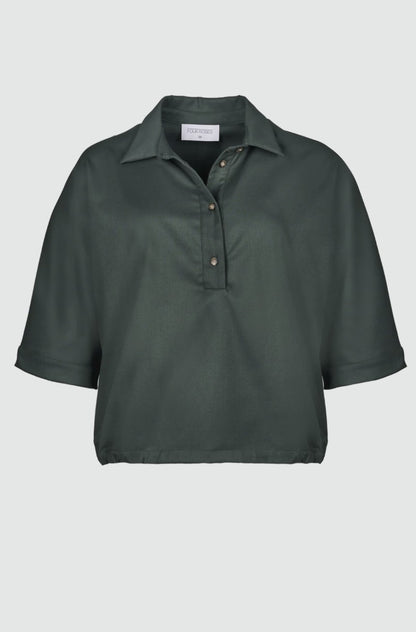 Blouse RG | Donkergroen