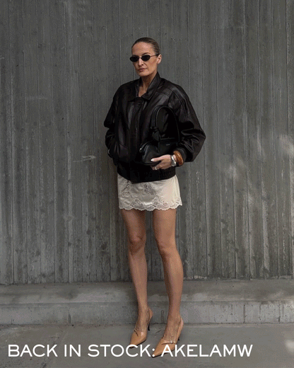 Jas Leder Akela | Donkerbruin